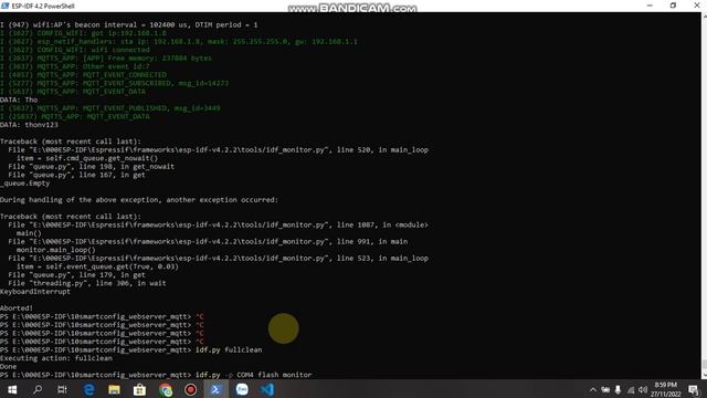 015 MQTT ( ESP-IDF ) смотреть онлайн
