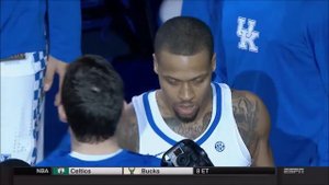 Michael Buffer with the Kentucky Player Intros