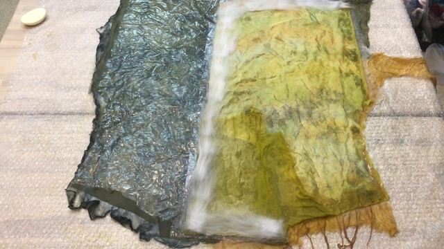 FELTING & ВАЛЯНИЕ: Мокрое валяние. Процесс валяния жакета с пришивным рукавом.