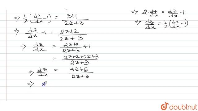 `(2x+4y+3)(dy)/(dx)=2y+x+1` смотреть онлайн