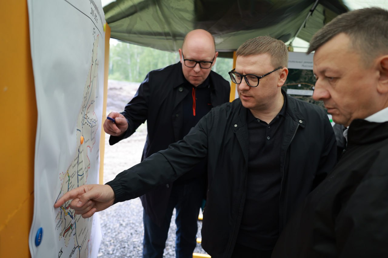 Алексей Текслер побывал в Красноармейском районе с рабочей поездкой