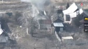 Кадры боевой работы операторов FPV-дронов