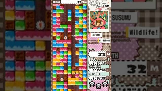 Mr  Driller ~ Drill Spirits • NDS Gameplay