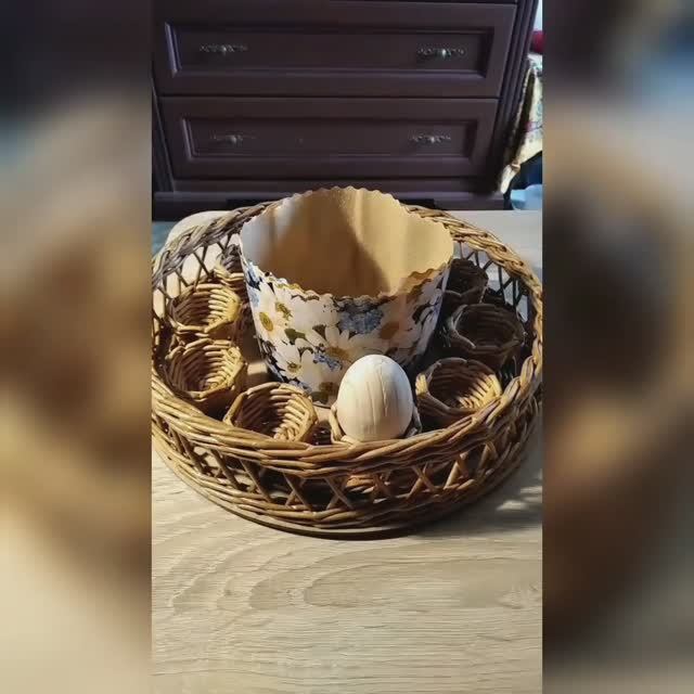 Пасхальный поднос. Моменты.