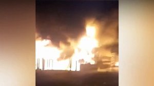 Пожар на электроподстанции короткое замыкание