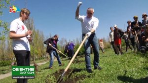 Объектив 22 04 19 В парке Лески высадили около сотни деревьев