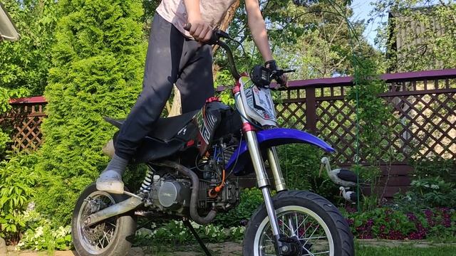 Часть 2.Стант и прыжки на питбайке jmc mx140 смотреть онлайн