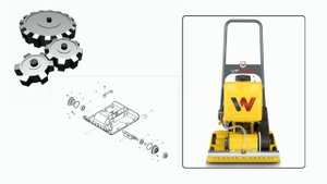 Виброплита Wacker neuson VP2050Aw I Wacker Center