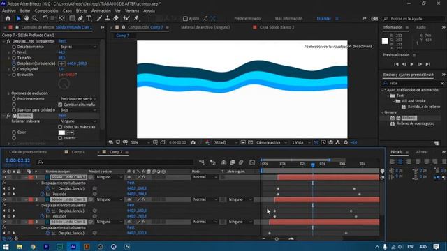 COMO HACER ESTE EFECTO LIQUIDO EN DOS PASOS - After Effects смотреть онлайн
