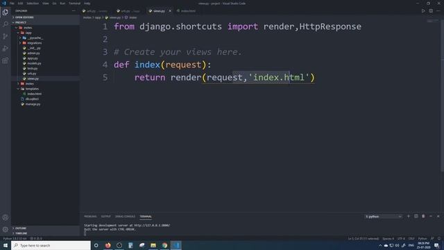 Django Notes Website: Create Django Project & Designing Templates #1