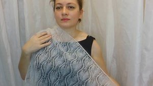 Самая ажурная, воздушная шаль спицами!