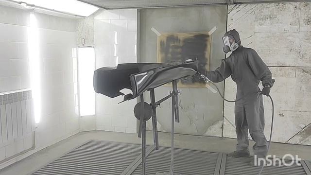 покраска пластиковых деталей мокрый по мокрому SPECTRAL 325/ANEST IWATA  LS 400 1.4ETS/WS 400 1.4 H смотреть онлайн