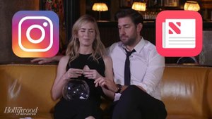 Emily Blunt & John Krasinski Reveal First Celebrity Crushes, Childhood Movie Favorites & More! | TH