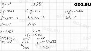 № 286 - Алгебра 9 класс Мерзляк