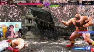 Мэддисон играет за Зангиева против Скуфов в Street Fighter 6