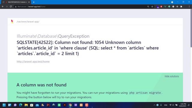 Laravel Migration Relationship and Model смотреть онлайн
