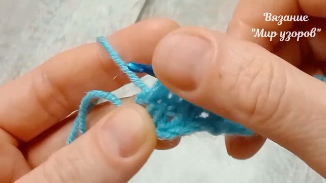 ?САМЫЙ ПРОСТОЙ ? УЗОР ТУНИССКИМ КРЮЧКОМ #tunisiancrochet #crochet