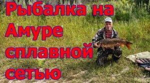 Рыбалка на Амуре сплавной сетью
