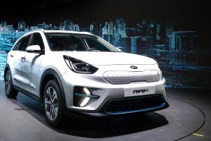 Kia Niro EV Новый электрокар дебютировал на CES 2018 в Лас-Вегасе.