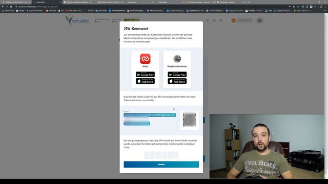 [Видеоурок] Как подключить двухфакторную аутентификацию Mind Capital | двухфакторная аутентификация