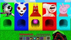 КРУГЛЫЙ ПОРТАЛЬНЫЙ ТОННЕЛЬ В МАЙНКРАФТ ЗОМБАК