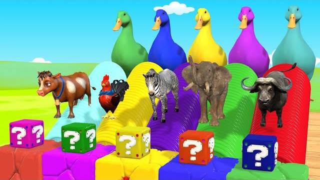 Веселая анимация мультяшек в формате 3D