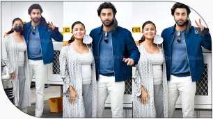 😍 Ranbir Kapoor ❤️ Alia Bhatt Back From Bharmastra Movie Promotion ✈️