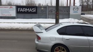 Звук выхлопа Субару Легаси