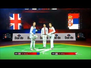 Moscow 2019 World taekwondo GP Final. SF W+67 WALKDEN-MANDIC