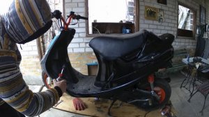 Скутер с нуля Тюнинг скутера Suzuki Sepia ZZ Ремонт скутера своими руками