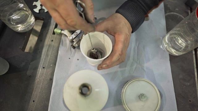 Как быстро отмыть покрасочный пистолет после использования смотреть онлайн