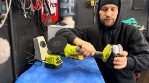 Отзыв использования машинки от RYOBI 18V ONE+ 5" VARIABLE SPEED DUAL ACTION POLISHER