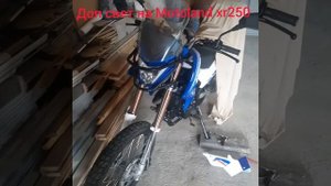 Установка и подсоединение дополнительного света на мотоцикл motoland XR 250