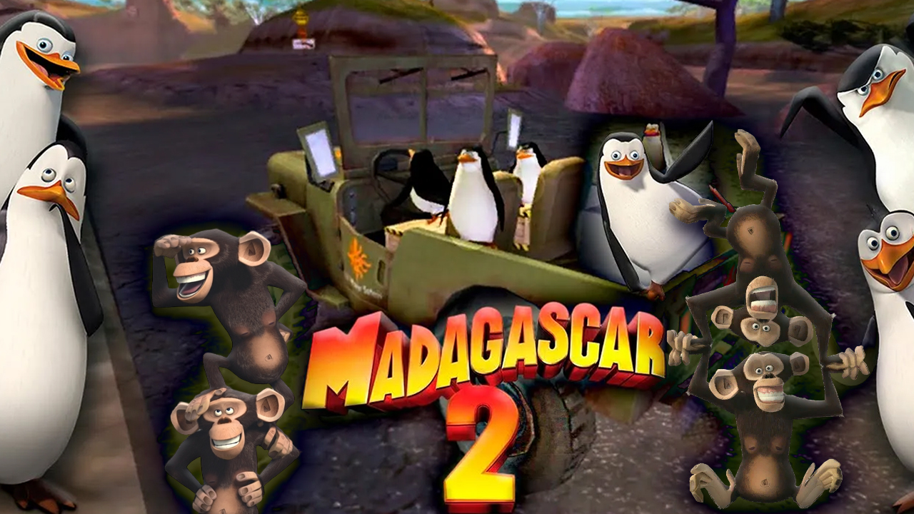 Ищу Обезьян Экстремальные гонки. Полное прохождение ▶️ Мадагаскар 2 ▶️ #madagascar