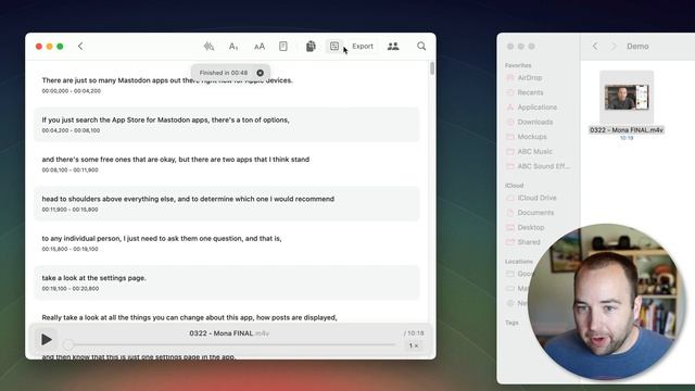 Make near-perfect subtitles for free on your Mac with MacWhisper смотреть онлайн