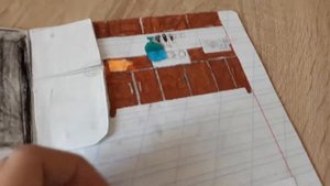 Бумажный дом в тетради!