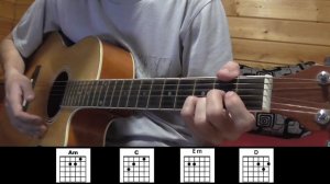 Канги - Вали (КАК ИГРАТЬ НА ГИТАРЕ, Без БАРРЭ, для начинающих)