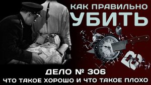 Дело №306. Что такое хорошо и что такое плохо.