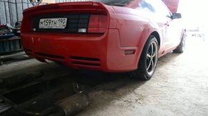 Saleen S281. Ford Mustang Звук прямоточного выхлопа