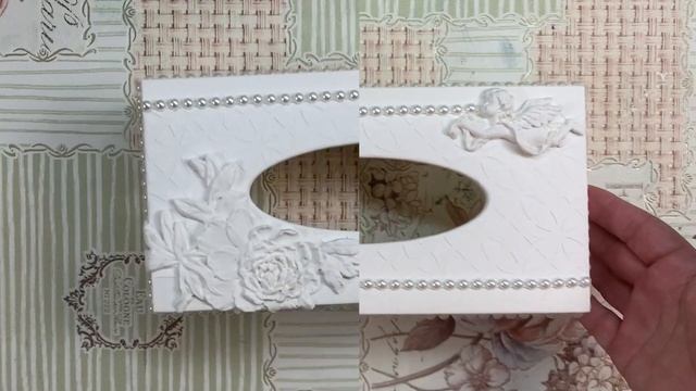 Декор салфетницы. Napkin Holder decor. смотреть онлайн