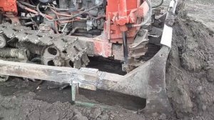 ДТ 75 на ЛЫЖАХ, пока без поломок!