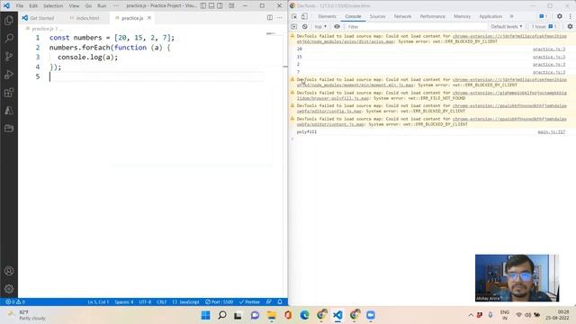 JavaScript Advanced || Array Methods || Foreach in Hindi