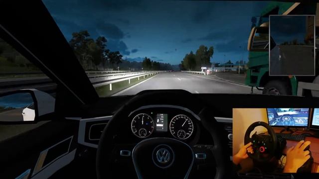 Logitech G29 İle Euro Truck Simulator 2 - VW Polo R-Line 1.37 (Download Link) смотреть онлайн