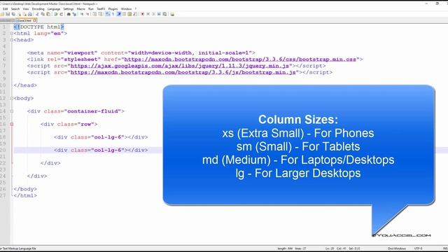 Bootstrap Grid System | Tutorial смотреть онлайн