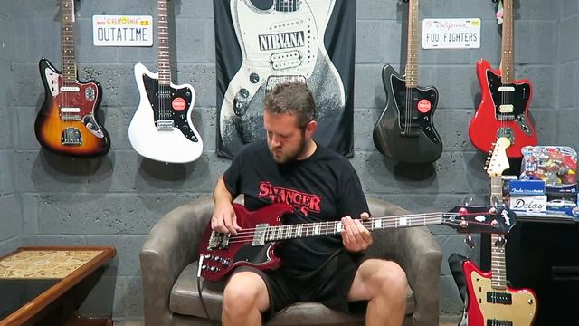 Epiphone EB-3 SG Bass Guitar Cherry Red Review смотреть онлайн