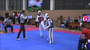 Taekwondo WTF. Турнир клуба Беркут. 03.11.2013 Агафонова-Гордейчук