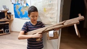 пулемёт Калашникова пкм из картона#gun#handmade#
