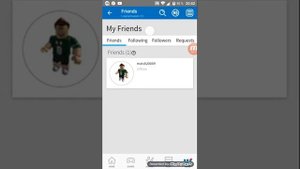 Вот как добавлять в друзья на телефоне в ROBLOX