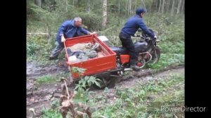 ИЖ с грузовым модулем. Покатушки в лес