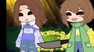 Чара и Фриск, волк в овечьей шкуре ,undertale#гача_нокс